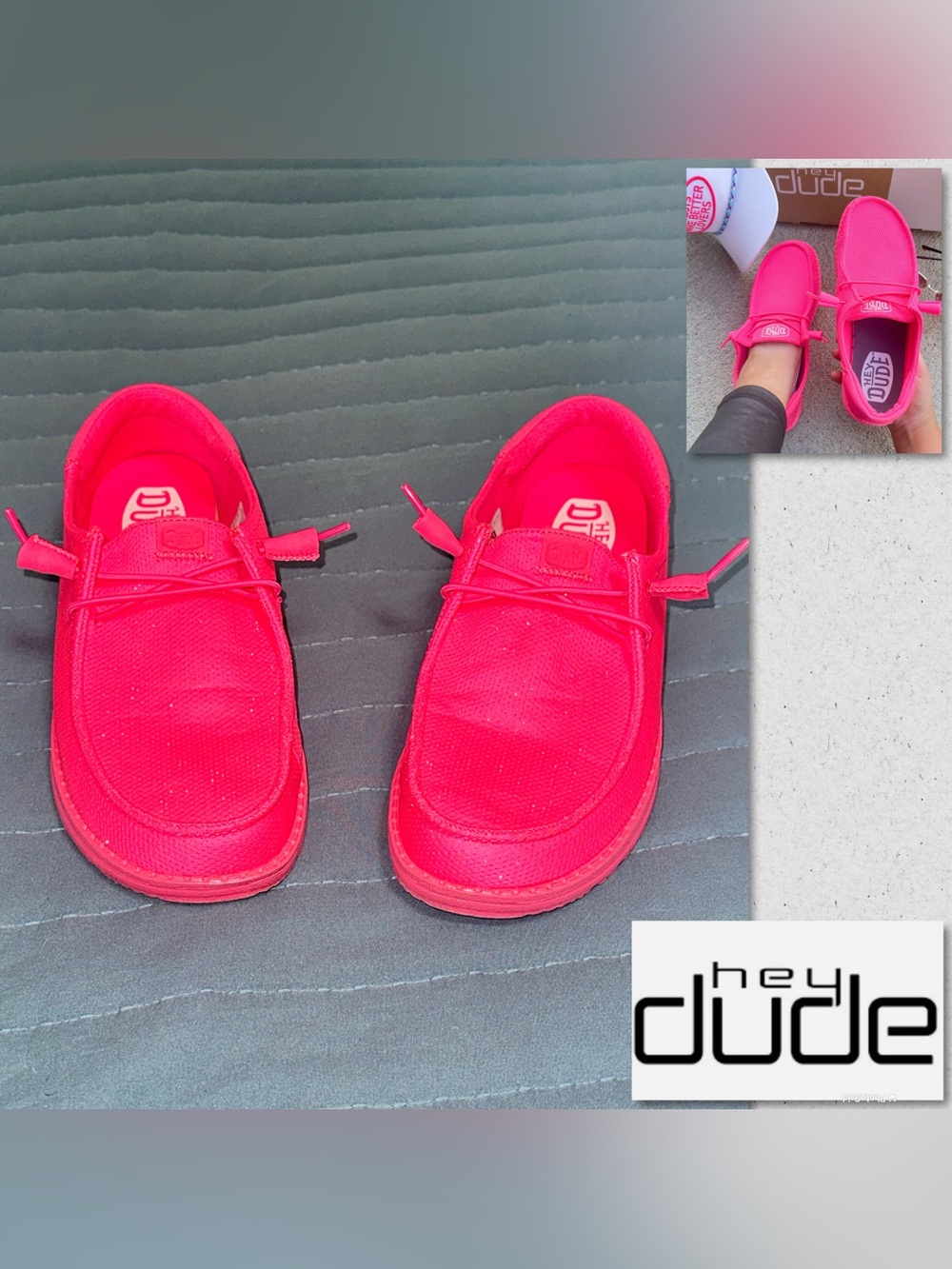 Hey Dude Wendy Funk Mono Sparkle Shoes